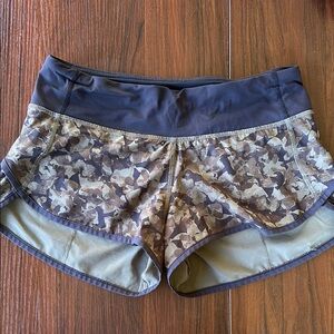 Lululemon Camouflage Shorts